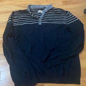 Ted Baker’s Men's Casual Long Sleeve Striped Slim
